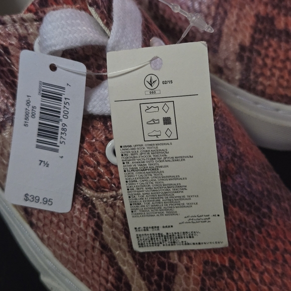 GAP faux snakeskin oxford sneakers sz7.5 NWT - Picture 6 of 7